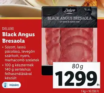 Lidl DELUXE Black Angus Bresaola 80 g ajánlat