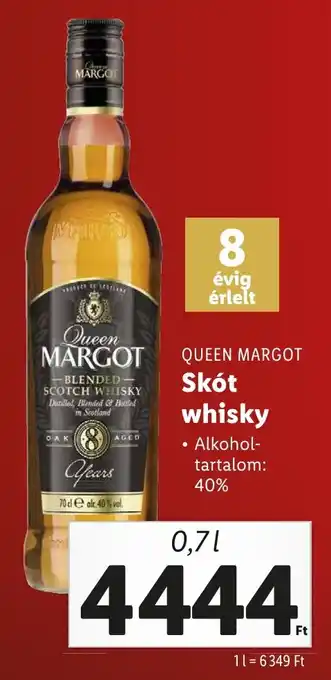 Lidl QUEEN MARGOT Skót whisky 0,7 l ajánlat