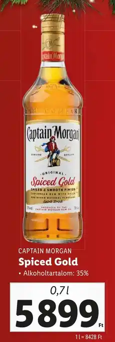 CAPTAIN MORGAN Spiced Gold 0,7 l