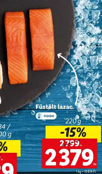 Lidl Füstölt lazac 220 g ajánlat