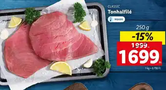 Lidl CLASSIC Tonhalfilé 250 g ajánlat