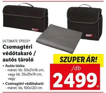 Lidl ULTIMATE SPEED Csomagtéri védőtakaró stb. 1 db ajánlat