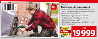 Lidl PARKSIDE Elektromos ütvecsavarozó 1 db ajánlat