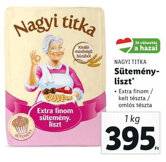 Lidl NAGYI TITKA Sütemény-liszt 1 kg ajánlat