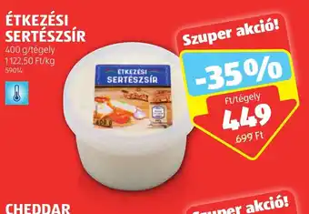 ÉTKEZÉSI SERTÉSZSÍR 400 g