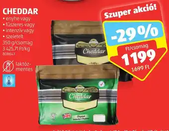 ALDI CHEDDAR 350 g ajánlat