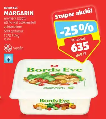 ALDI BORDS EVE MARGARIN 500 g ajánlat