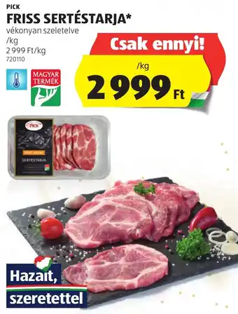 ALDI PICK FRISS SERTÉSTARJA 1 kg ajánlat