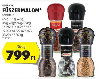 ALDI KOTÁNYI FŰSZERMALOM 65 - 24 g ajánlat