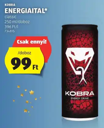 ALDI KOBRA ENERGIAITAL 250 ml ajánlat