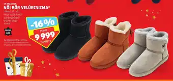 ALDI UP 2 FASHION NŐI BŐR VELÚRCSIZMA 1 pár ajánlat