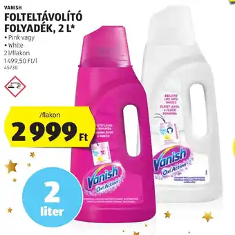 VANISH FOLTELTÁVOLÍTÓ FOLYADÉK 2 l