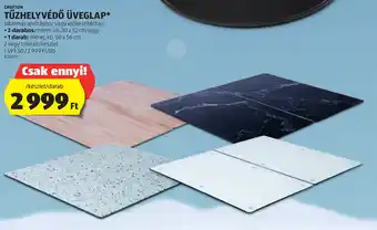 ALDI CROFTON TŰZHELYVÉDŐ ÜVEGLAP 2 / 1 db ajánlat
