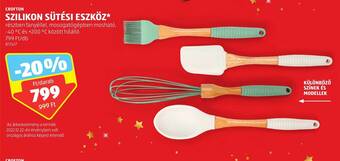 ALDI CROFTON SZILIKON SÜTÉSI ESZKÖZ 1 db ajánlat