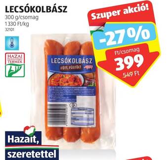 ALDI LECSÓKOLBÁSZ 300 g ajánlat