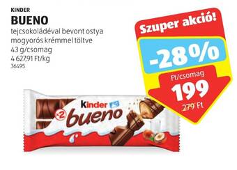 ALDI KINDER BUENO 43 g ajánlat