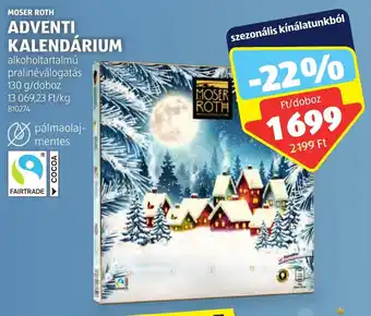 MOSER ROTH ADVENTI KALENDÁRIUM 130 g