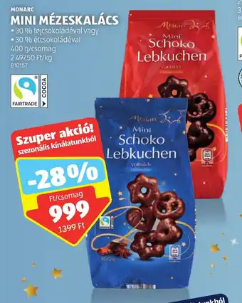 MONARC MINI MÉZESKALÁCS 400 g