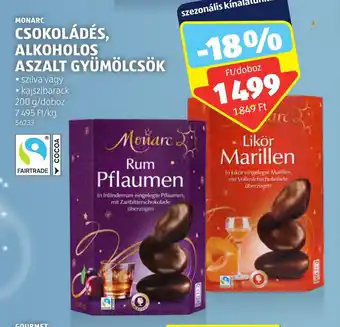 MONARC CSOKOLÁDÉS stb. 200 g