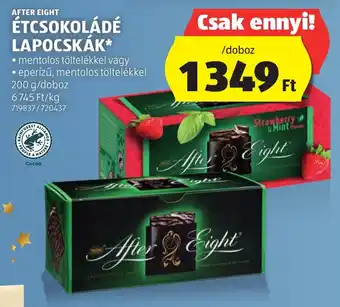 ALDI AFTER EIGHT ÉTCSOKOLÁDÉ LAPOCSKÁK 200 g ajánlat