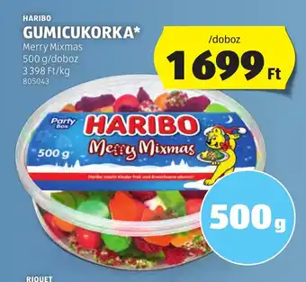 ALDI HARIBO GUMICUKORKA 500 g ajánlat