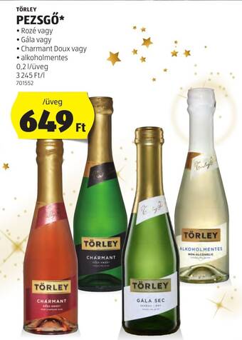 ALDI TÖRLEY PEZSGŐ 0,2 l ajánlat
