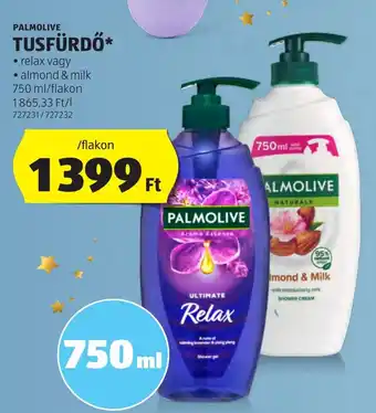 ALDI PALMOLIVE TUSFÜRDŐ 750 ml ajánlat