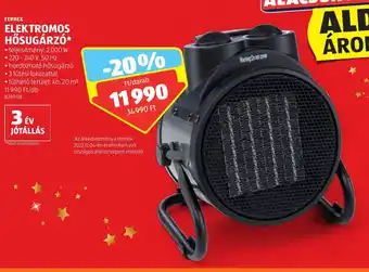 ALDI FERREX ELEKTROMOS HŐSUGÁRZÓ 1 db ajánlat
