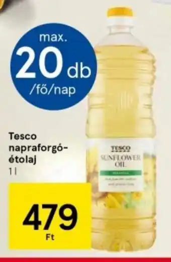 Tesco Tesco napraforgó-étolaj 1 l ajánlat