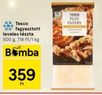 Tesco Tesco fagyasztott leveles tészta 500 g ajánlat