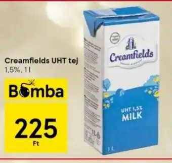 Tesco Creamfields UHT tej 1 l ajánlat
