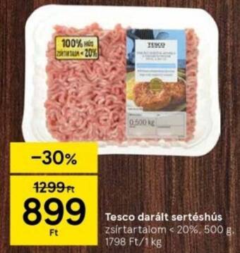 Tesco Tesco darált sertéshús 500 g ajánlat