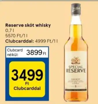 Tesco Reserve skót whisky 0,7 l ajánlat