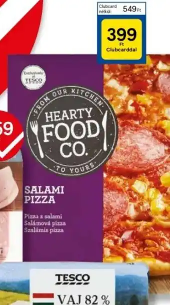 Tesco Tesco Hearty Food pizza 300 g ajánlat