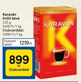 Tesco Karaván őrölt kávé 225 g ajánlat