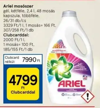 Tesco Ariel mosószer 2,4 l / 26 - 31 db ajánlat