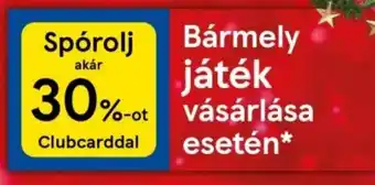 Tesco Bármely játék vásárlása esetén ajánlat
