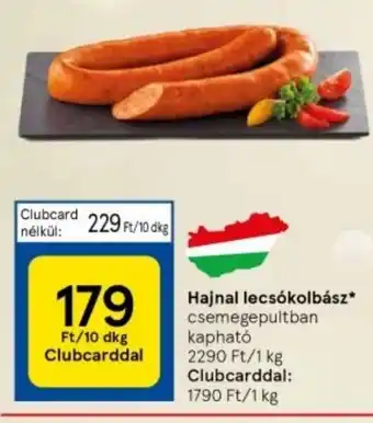 Tesco Hajnal lecsókolbász 10 dkg ajánlat