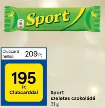Tesco Sport szeletes csokoládé 31 g ajánlat