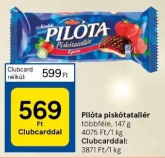 Tesco Pilóta piskótatallér 147 g ajánlat