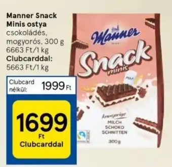 Tesco Manner Snack Minis ostya 300 g ajánlat
