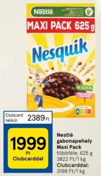 Tesco Nestlé gabonapehely Maxi Pack 625g ajánlat