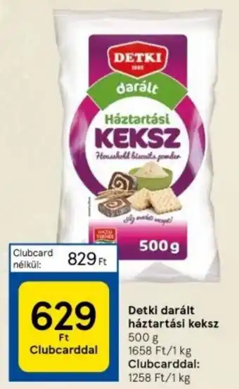 Tesco Detki darált háztartási keksz 500 g ajánlat