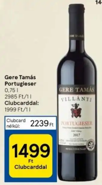 Gere Tamás Portugieser 0,75l