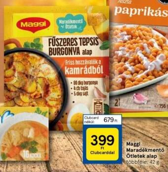 Tesco Maggi Maradékmentő Ötletek alap 42 g ajánlat