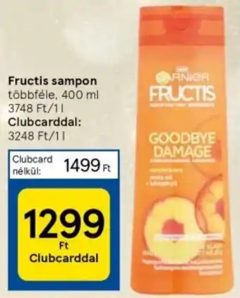Tesco Fructis sampon 400 ml ajánlat