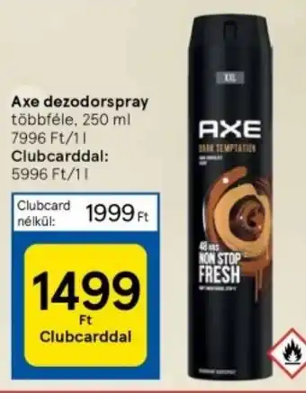 Tesco Axe dezodorspray 250 ml ajánlat