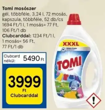 Tomi mosószer 3,24l