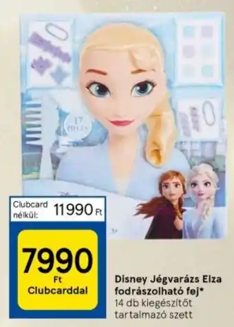 Tesco Disney Jégvarázs Elza fodrászolható fej 14 db ajánlat