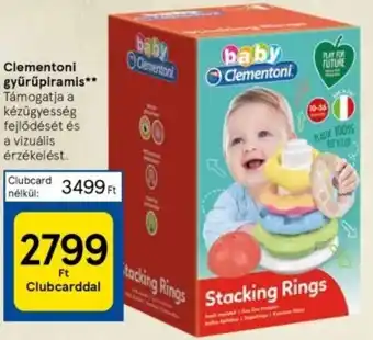 Clementoni gyűrűpiramis